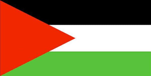 National flag of Palestine - The Palestinian flag is a symbol of honor and pride for all Palestinians. The way flags are displayed in Palestine is not governed by strict laws, but rather by longstanding traditions. The guidelines here reflect international standards and the practices of the Palestine Liberation Organization (PLO) and the Palestinian National Authority (PNA).