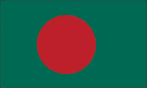 The national flag features a deep green field with a red disc slightly offset toward the hoist. The red circle represents both the blood shed by martyrs during the 1971 independence struggle and the rising sun over Bengal, while the green stands for the lush landscape and youthful vitality of the nation.