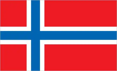 Bouvet Island is a dependency of Norway and does not have its own official flag. The Norwegian flag is used to represent the island. The flag features a red field with a blue cross outlined in white.