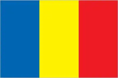 The flag of Chad features three vertical stripes of blue, yellow, and red. The blue represents the sky and hope, yellow symbolizes the sun and the desert, and red represents the blood shed for independence and the sacrifice of the nation's martyrs.