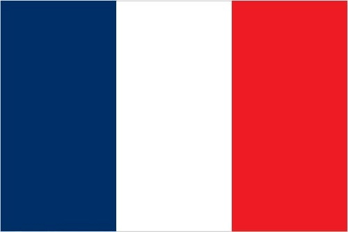 National flag of France - The tricolour flag is the national emblem of the Fifth Republic, consisting of three vertical stripes of blue, white, and red. Born out of the French Revolution, it united white (the traditional colour of the king) with blue and red (the colours of Paris). Today, the French flag is flown proudly on all public buildings and plays a central role in official ceremonies, both civilian and military.