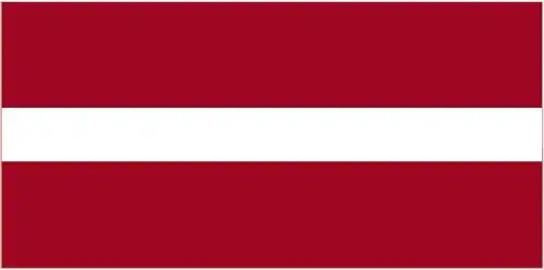 National flag of Latvia - The national flag of Latvia is a maroon–white–maroon horizontal triband, with the white stripe half the width of each maroon band. One of the world’s oldest flag designs, its deep colours carry legendary significance and centuries of cultural identity.