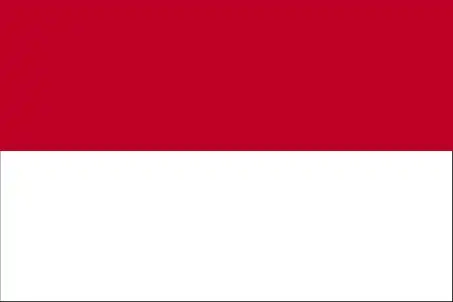 National flag of Monaco - Monaco’s national flag consists of two equal horizontal bands—red over white—colors of the Grimaldi dynasty dating back to at least the 14th century. Its elegant simplicity reflects centuries of consistent principality symbolism.