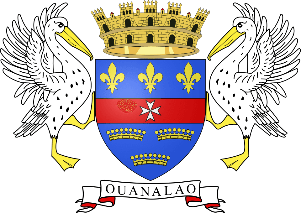 Saint Barthélemy Flag - Saint Barthélemy, an overseas collectivité of France, officially flies the French national flag. Locally, a white banner bearing the island’s coat of arms—featu
