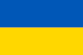 National flag of Ukraine - The Ukrainian flag consists of two horizontal bands of equal width, with blue on the top and yellow on the bottom. The combination is commonly decoded as the sky above and the endless fields of wheat beneath it. Beyond the picturesque landscape, the flag symbolizes unbreakable spirit and dignity, devotion to the native land, and love for freedom to each Ukrainian.